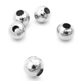 100PCS 6.0MM Stainless steel Round Beads