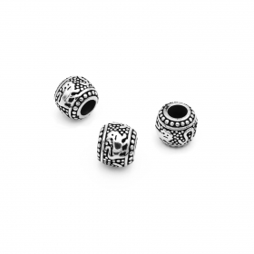 1PCS 10X11MM Stainless steel Bead Engraved Design Leo