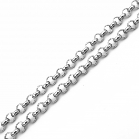 10 meters Stainless steel 3.2mm Rolo chain