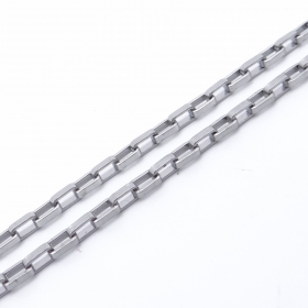 10 meters Stainless Steel Venitian Box Chain 2.5x4mm