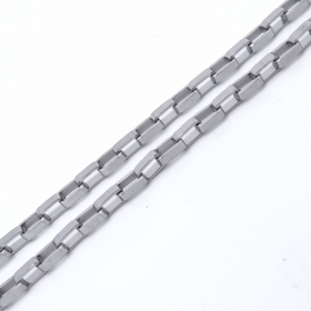 10 meters Stainless Steel Venitian Box Chain 3x5mm