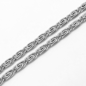 10 meters Stainless Steel scroll Chain 3.4x8mm link