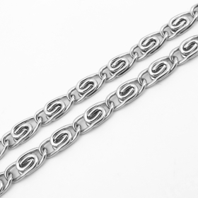 10 meters Stainless Steel scroll Chain 4.4x11mm link