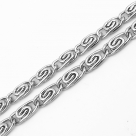 10 meters Stainless Steel scroll Chain 5.5x13mm link