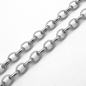 10 meters Stainless steel chain oval link 3.5x4mm