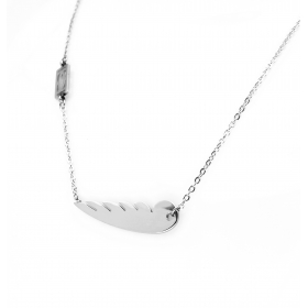 Stainless steel necklsce chain with charm 18 inch