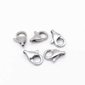 10PCS Stainless steel Long Trigger lobster clasp 13mm