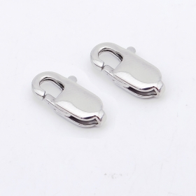 10PCS 316L Stainless steel Square lobster clasp 16mm