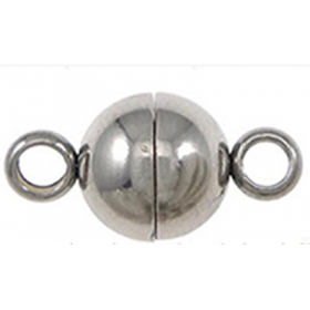 10PCS 12mm Stainless steel jewellery accessorie Magnetic clasp