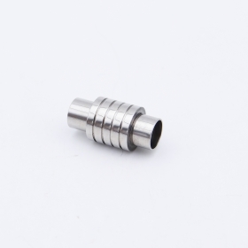 10PCS Stainless steel Magnetic clasp 6mm hole20mm long,10mm wide