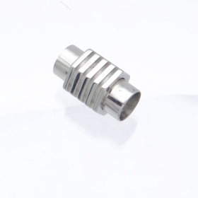 10PCS Stainless steel Magnetic clasp 8mm hole21mm long,10mm wide