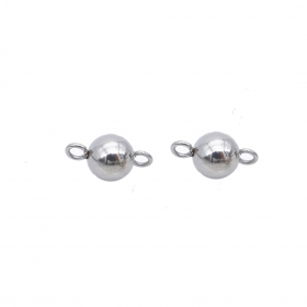 100PCS Stainless steel 6mm round ball connector