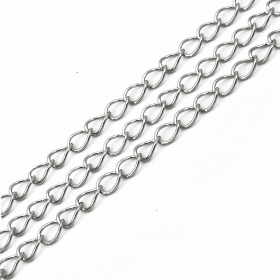 10 Meters Stainless steel Extension chain 4x5mm link