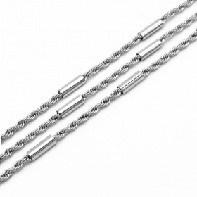 10 Meters Stainless steel 0.5mm wire rope chain with 3mm tube