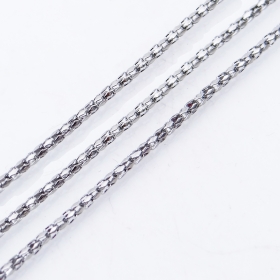 10 Meters Stainless steel 1.4mm fashion chain