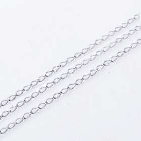 10 Meters Stainless steel 0.3mm fashion jewellery chain