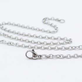 10PCS/lot Inox Cable Chain 1.0mm wire, 4x5mm link, Necklace