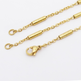 10PCS/lot Inox plat cross chain with tube engraving,necklace