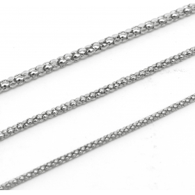 10 meters 2.4mm/3.2mm/4.0mm Stainless steel 304 popcorn chain