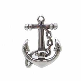 Stainless Steel Pendants Anchor charm 31x21mm
