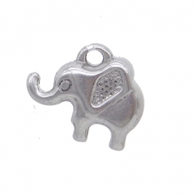 10PCS stainless steel elephent pendant charms13x12mm