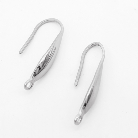100PCS Earring hook stainless steel 11x20mm