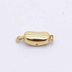 10PCS stainless steel connector clasp in gold vacum plating