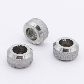 10pcs 6mm silver large hole bead for jewellery making