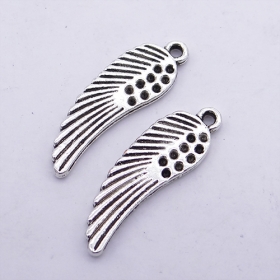 100pcs zinc alloy Angel Wing Lucky Charms for jewelly making