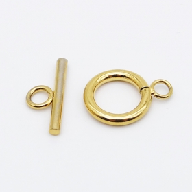 10pcs Stainless steel 304 Toggle Clasp in gold plated