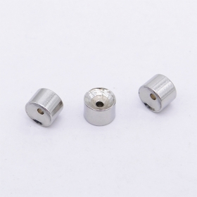 100pcs stainless steel Seamless Round Bead Cylinder beads