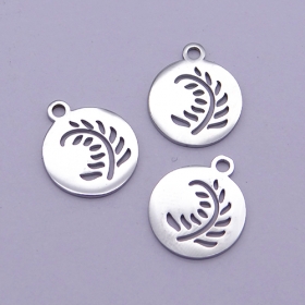 10pcs/lot 304 stainless steel charms for jewellery making
