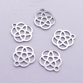 100pcs/lot stainless steel jewelelry pendant charms