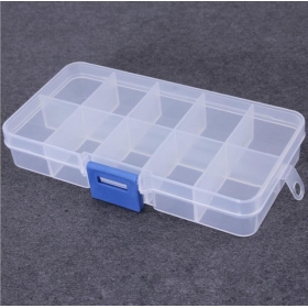 10 pcs Plastic Jewelery Storage Box Holder Container Case