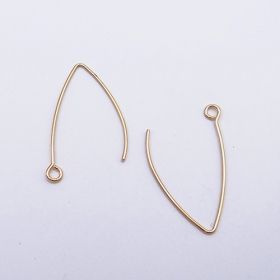 100pcs/lots stainless steel hoop earrings in gold vacuum plated