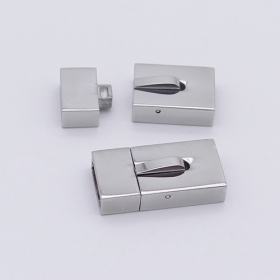 1pcs stainless steel magnetic clasps, rectangle