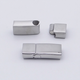 1pcs stainless steel matte magnetic bracelet clasps