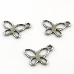 304 Stainless Steel Pendants,butterfly shape