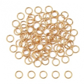 vacuum plated SS jump rings with different sizes