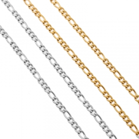 Stainless Steel Figaro Chain